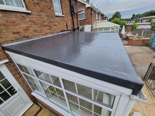EPDM flat roof installation